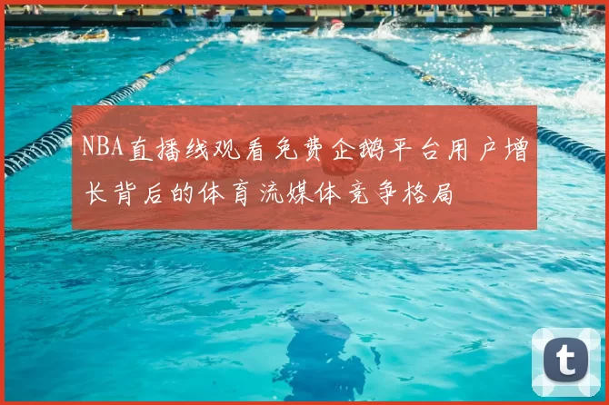NBA直播线观看免费企鹅平台用户增长背后的体育流媒体竞争格局