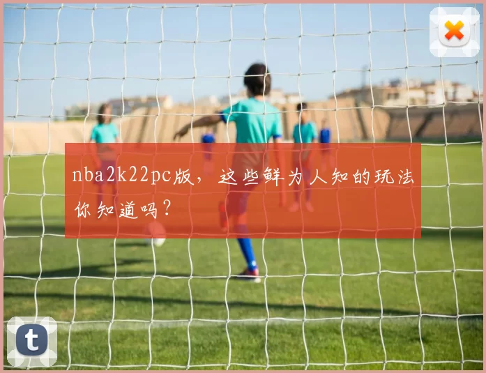 nba2k22pc版，这些鲜为人知的玩法你知道吗？